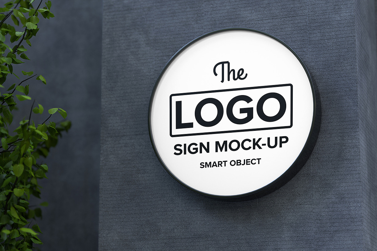 Shop sign mockup Set 2, a Product Mockup by S_design (Photo 10 of 11)