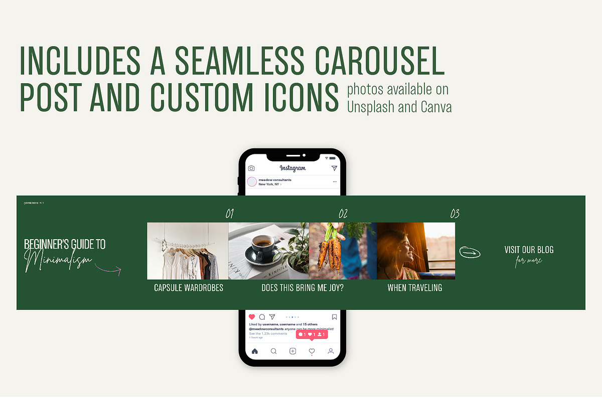 Eco Aesthetic Social Templates, a Social Media Template by Stacey Shaller (Photo 7 of 7)