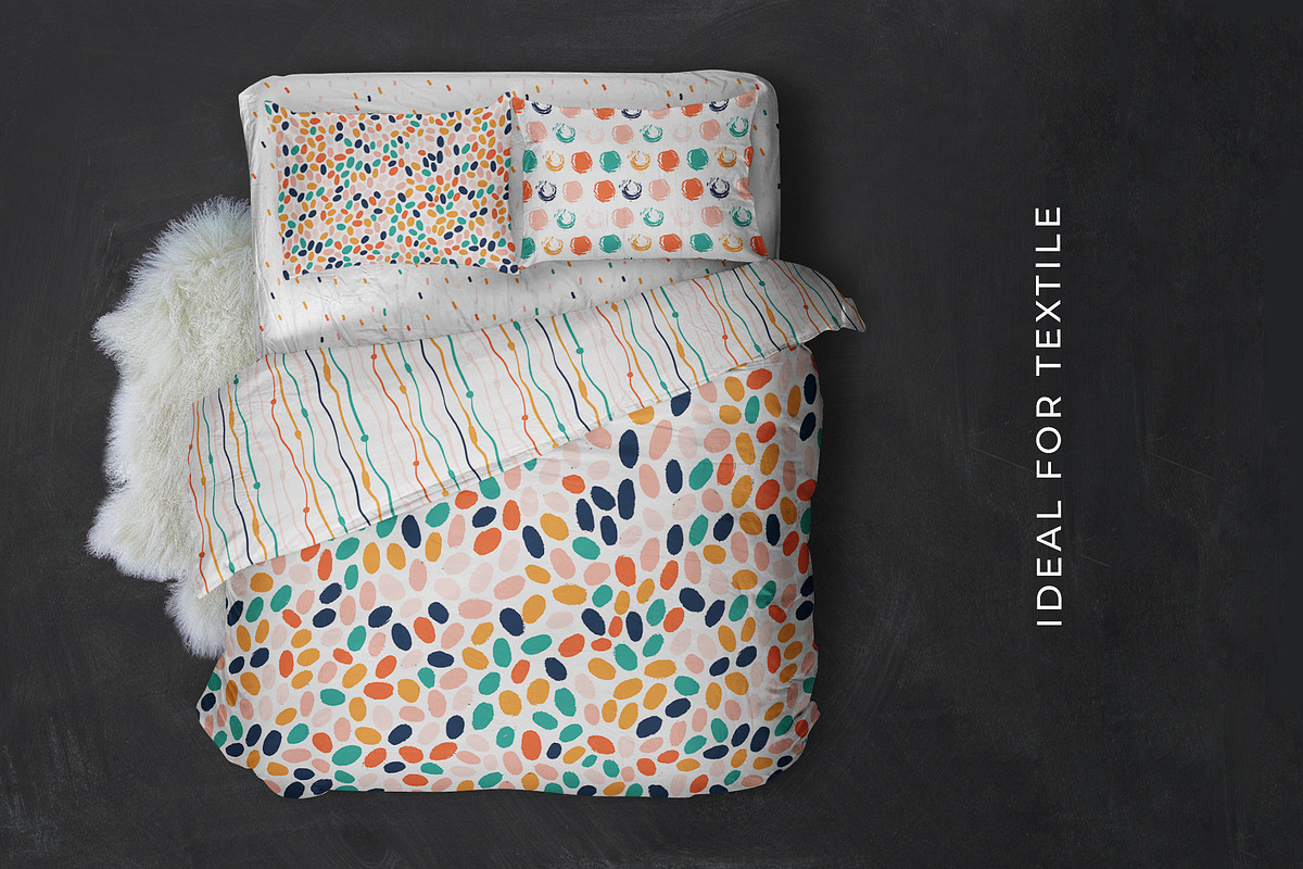 Abstract Vibrant Colors Patterns, a Pattern Graphic by Yamurchik (Photo 5 of 6)