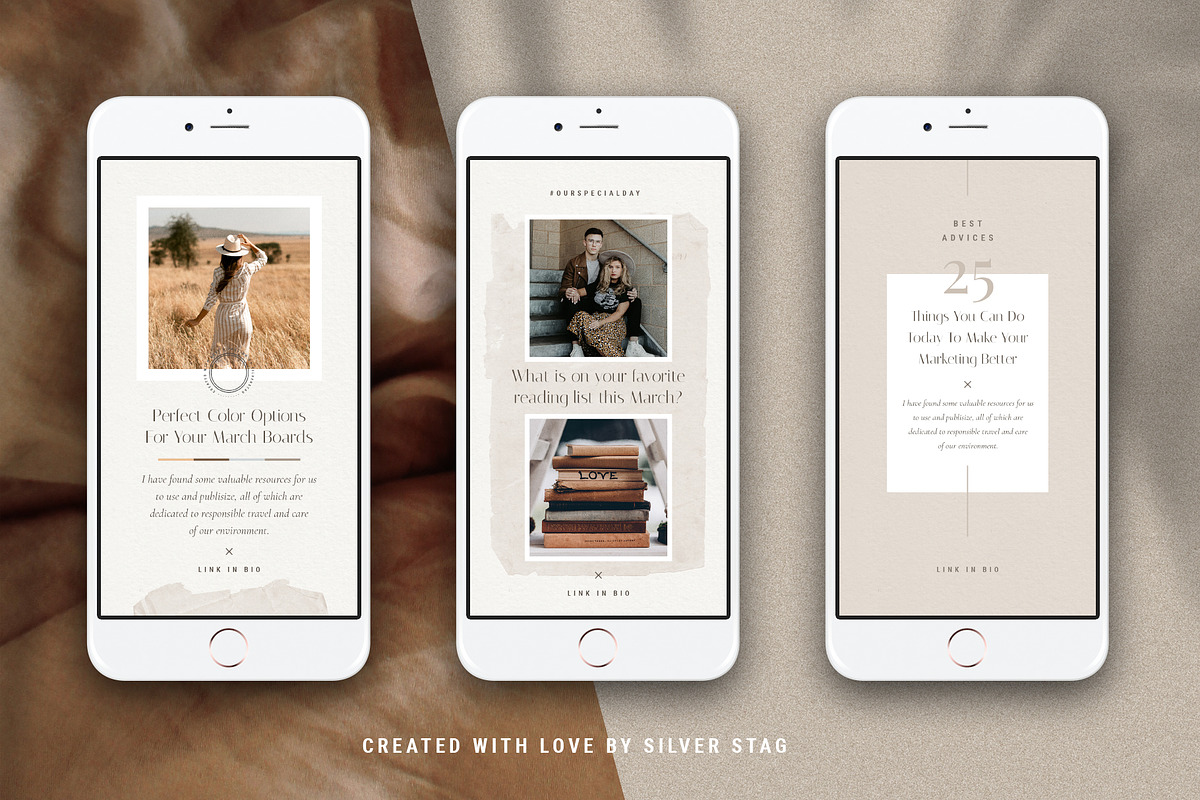 Elodie - 60 Animated Posts & Stories, a Social Media Template by SilverStag Type Foundry (Photo 42 of 48)