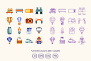 ABQ Fiesta Festival & Travel Vector, an Object Illustration by KAZ by IanMikraz Studio (Thumbnail 2 of 6)