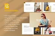 MARISHOP  Fashion Google Slide, a Presentation Template by Rizki Herdian (Thumbnail 1 of 5)