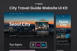 City Travel Guide Landing Page