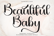 Beautiful Baby, a Handwritten Font by InermediaSTUDIO (Thumbnail 3 of 8)