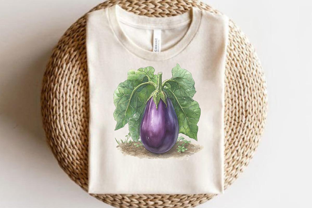 Eggplant Watercolor Cliparts, an Illustration by RobertsArt (Photo 2 of 7)