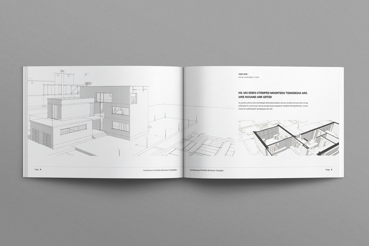 Architecture Portfolio Landscape, a Brochure Template by E-Type (Photo 4 of 8)