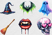 Pop Art Halloween Clipart, an Illustration by Black Bird Studio (Thumbnail 3 of 6)