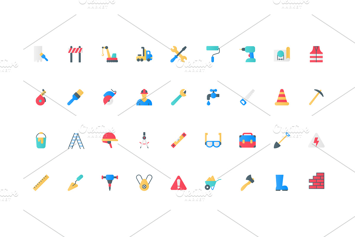 Construction worker and engineer, an Object Illustration by Lemberg Vector