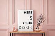 Poster on the console table, a Print Template by FilL239 (Thumbnail 3 of 11)