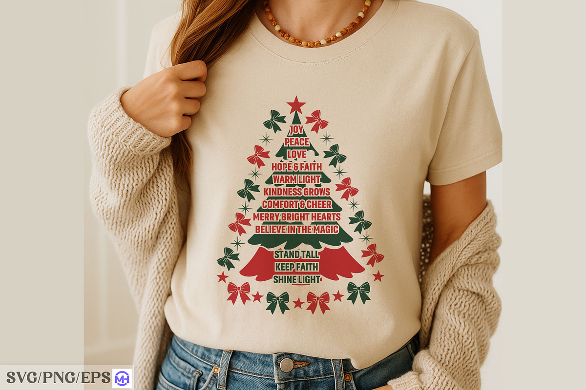 Christmas Tree SVG Design, a Graphic by mh_arif (Photo 4 of 4)