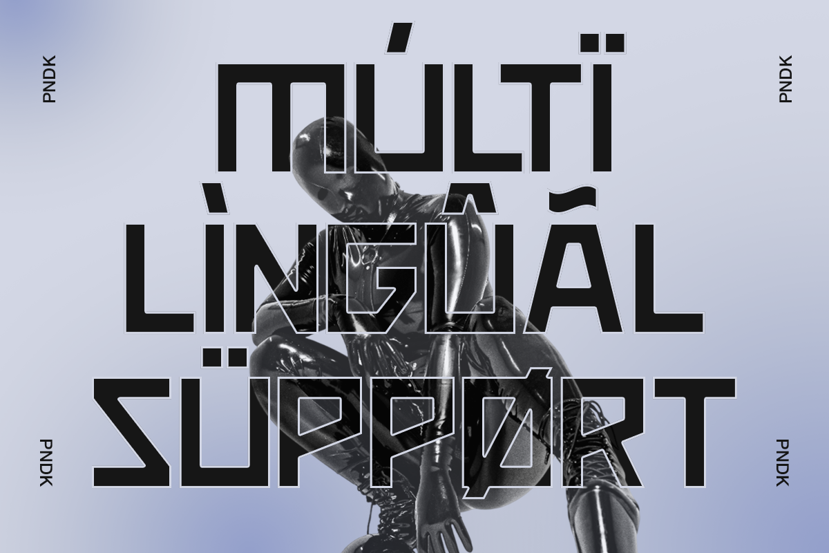 Bietro - Futuristic Modular Sans, a Sans Serif Font by Pandeka Studio (Photo 4 of 6)