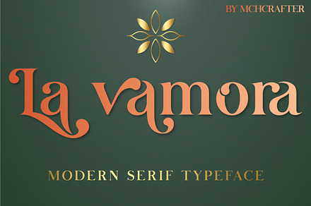 La Vamora | Fancy Modern Serif font