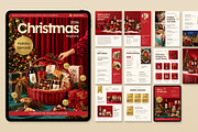 Christmas Magazine Template, a Magazine Template by BrandPacks (Thumbnail 1 of 5)