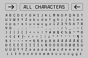 CS Daine Mono Drawn, a Sans Serif Font by Craft Supply Co. (Thumbnail 8 of 8)