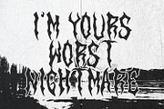 Rucatus Font, a Blackletter Font by Maulana Creative (Thumbnail 6 of 7)