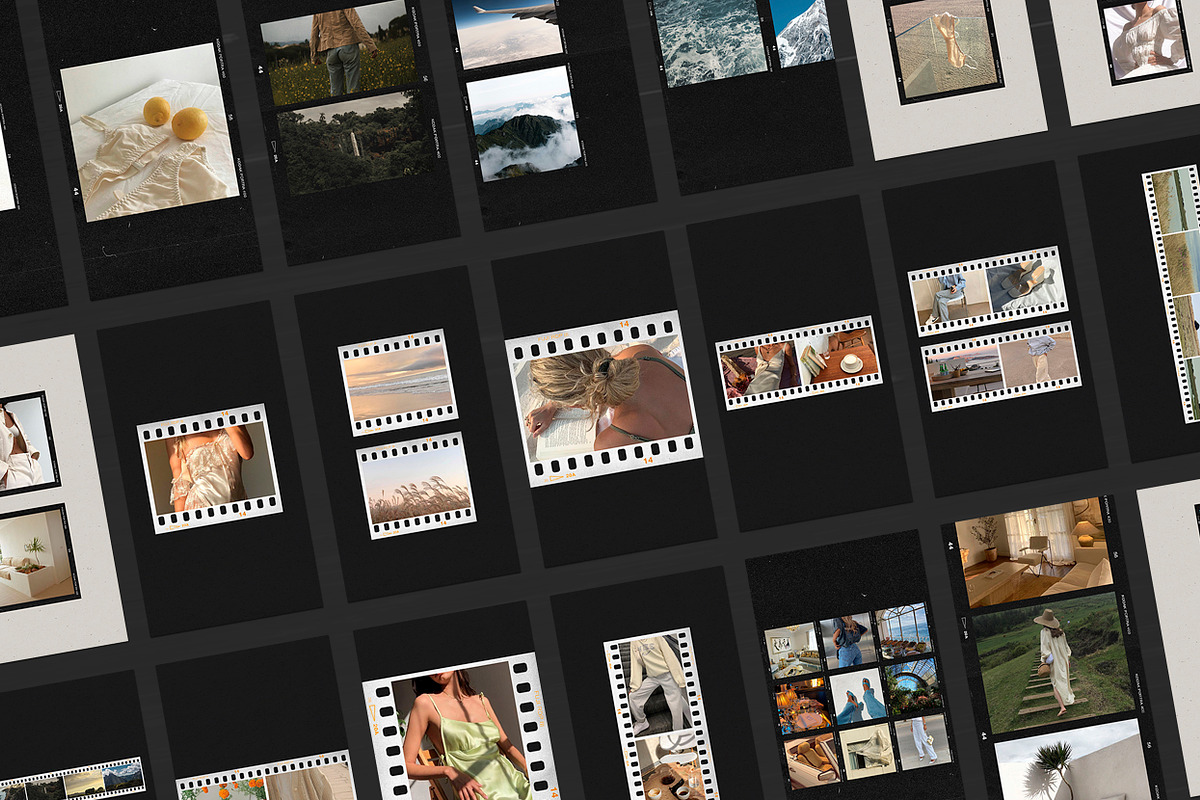 200 Film Frames & Instant Templates, a Social Media Template by Feel This (Photo 21 of 32)
