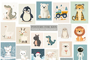 Cute Posters For Kids. Nursery Room., a Graphic by Designwork (Thumbnail 7 of 9)