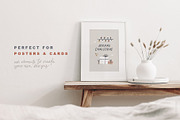 Scandi Christmas: map & card creator, a Decorative Illustration by Olia (Thumbnail 6 of 19)