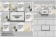Laptop Screen Website Mockup, a Wearable Device Mockup by Unerispace (Thumbnail 1 of 4)