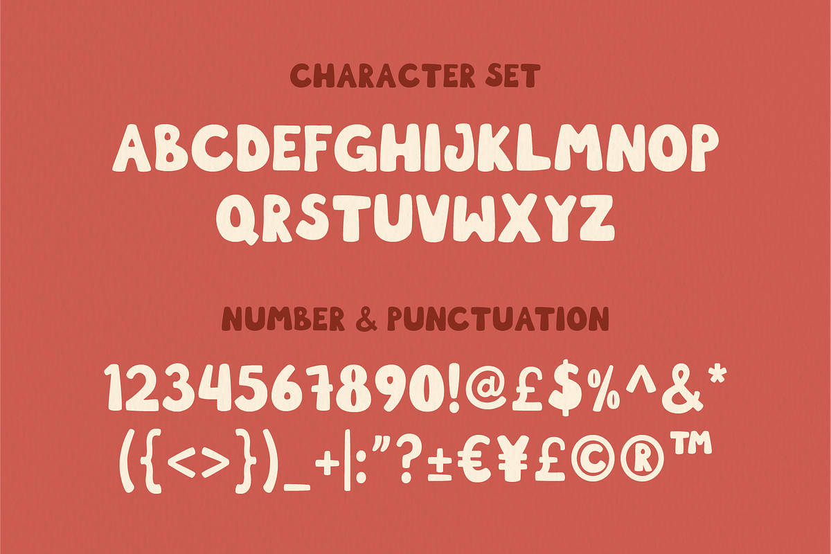 Boopie – Playful Bubbly Font, a Sans Serif Font by Huge Dream Studio (Photo 3 of 8)