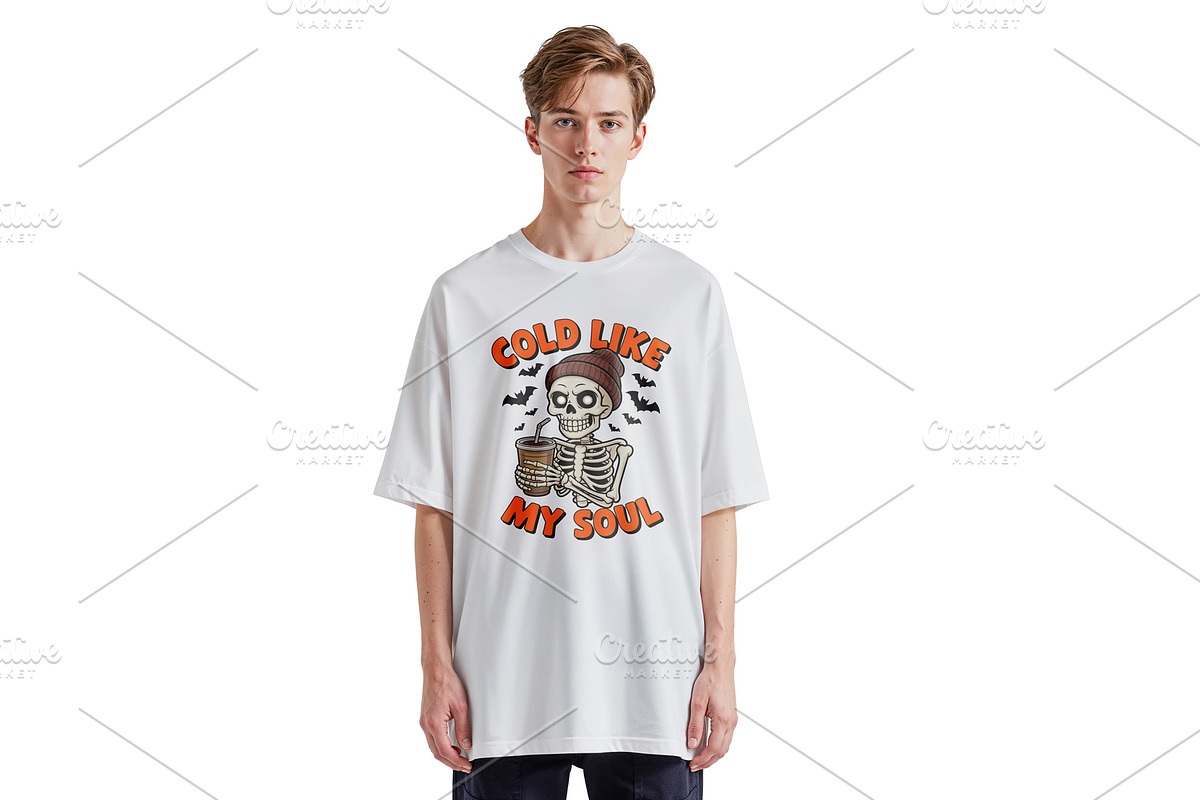 50 Halloween T-Shirt Design Bundle, a Seasonal Illustration by brandingpro (Photo 3 of 5)