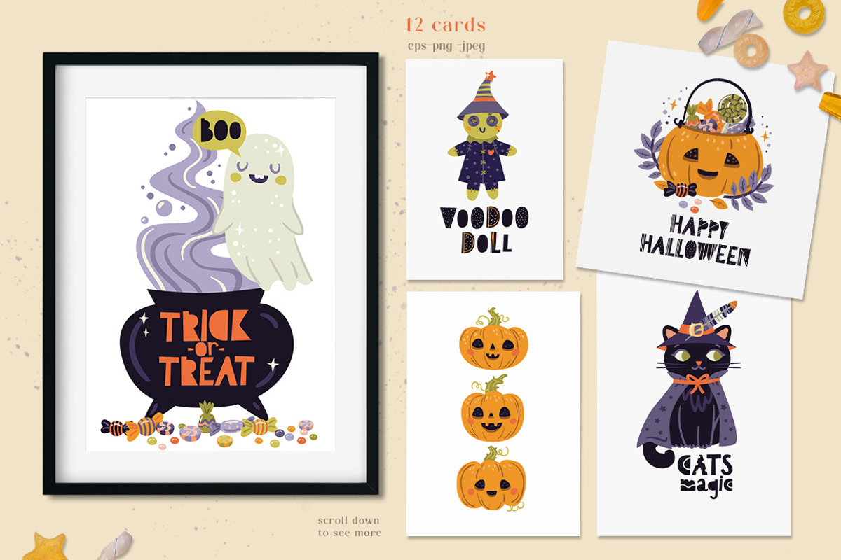 Trick or treat, a Decorative Illustration by Wenona (Photo 3 of 9)