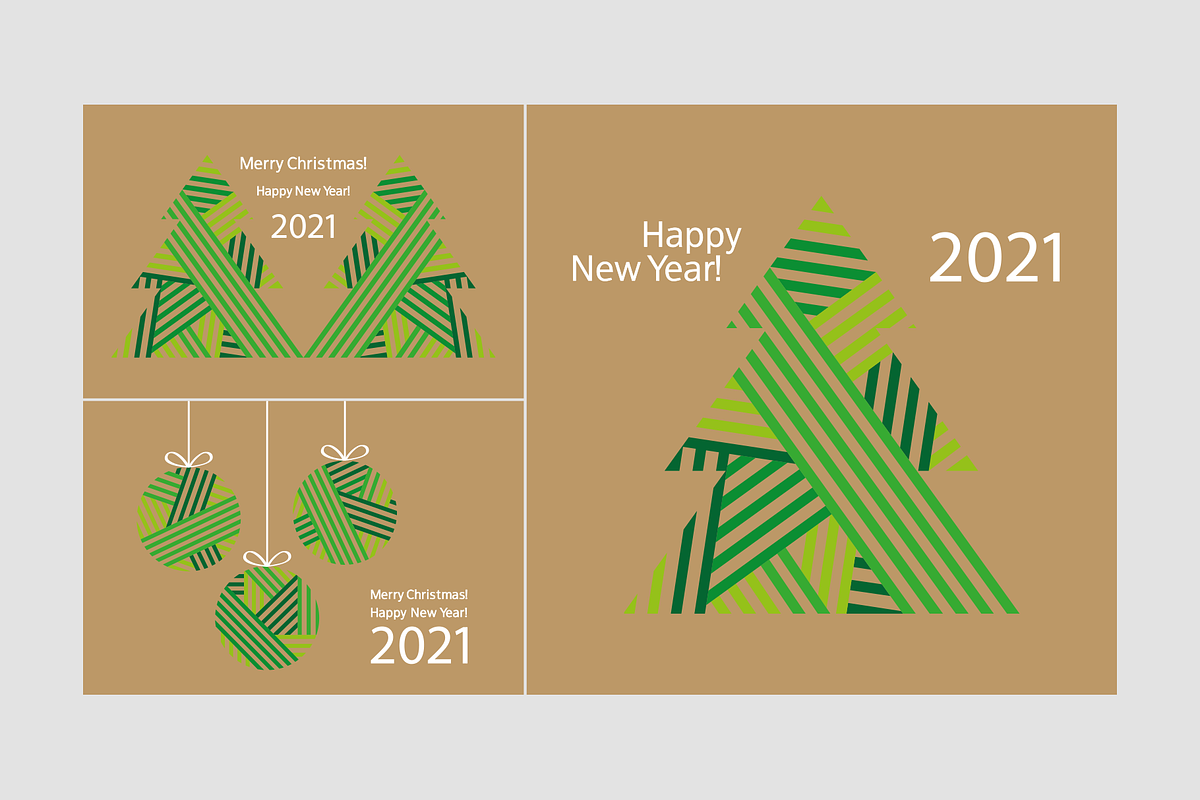 Christmas Cards & Patterns, a Card Template by Tkoko vectors & patterns (Photo 8 of 12)