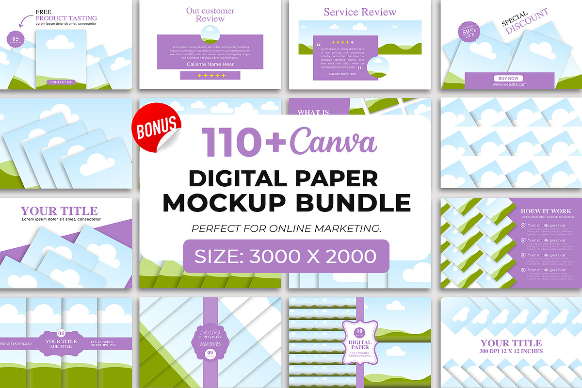 Etsy Digital Listing Mockup Template, a Product Mockup by Waliullah Solutions (Photo 1 of 11)