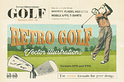 Retro Golf, an Illustration by Retro Machine (Thumbnail 1 of 5)