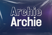 Archie, a Sans Serif Font by Almeera Std (Thumbnail 1 of 6)