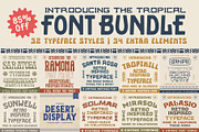 The Tropical Font Bundle, a Font by NienowBrand (Thumbnail 1 of 13)