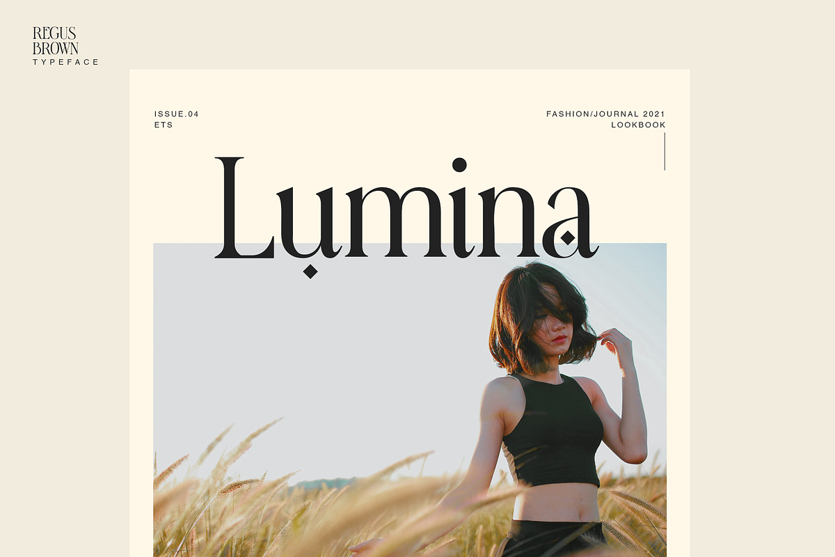 Regus Brown, a Serif Font by Ryan Rivaldo Vierra (Photo 8 of 16)