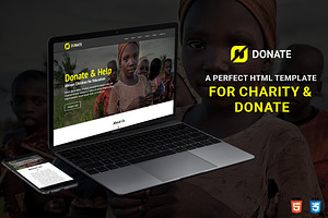 Fundraising HTML Template - Charity