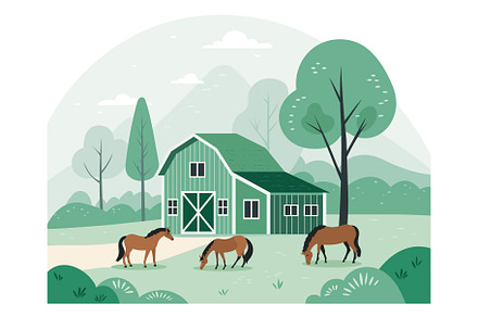Horse farm