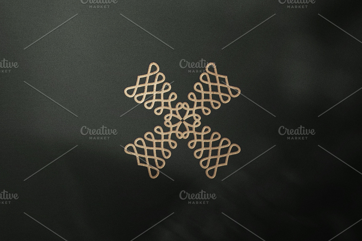 Letter X Flower Line Logo, a Branding & Logo Template by ganuDESIGN (Photo 1 of 2)