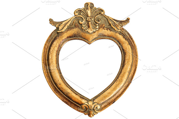 Baroque style golden frame preview 2