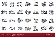Christmas time lettering pack, a Decorative Illustration by Lettering_Logo (Thumbnail 3 of 11)