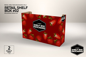 Retail Shelf Box 01 Packaging Mockup