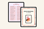 2025 Digital Reading Planner Canva, a Stationery Template by Designmela01 (Thumbnail 3 of 8)