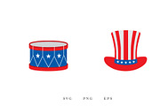 July 4th Graphics Set, an Illustration by Kessens (Thumbnail 6 of 8)