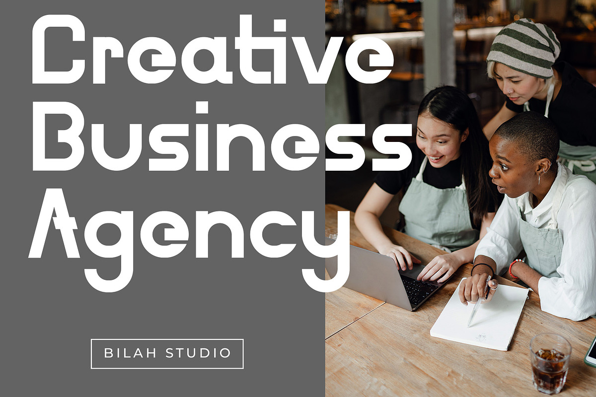 Benadra Sans Serif Font, a Sans Serif Font by Bilahstudio (Photo 11 of 12)