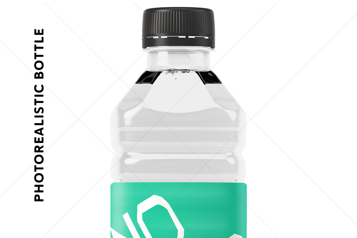 Photoshop Bottle Mockup PSD, a Packaging Mockup by LESZ Design (Photo 5 of 7)
