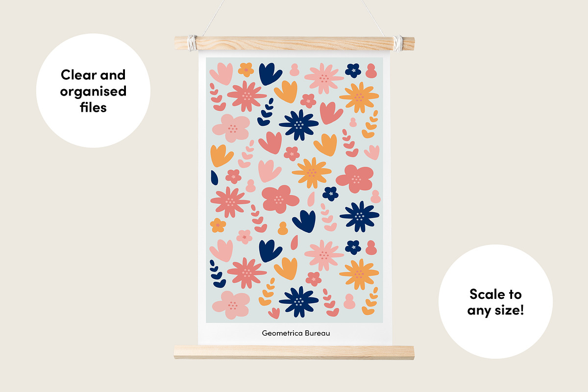 Floral Botanics, a Pattern Graphic by Geometrica Bureau (Photo 9 of 14)
