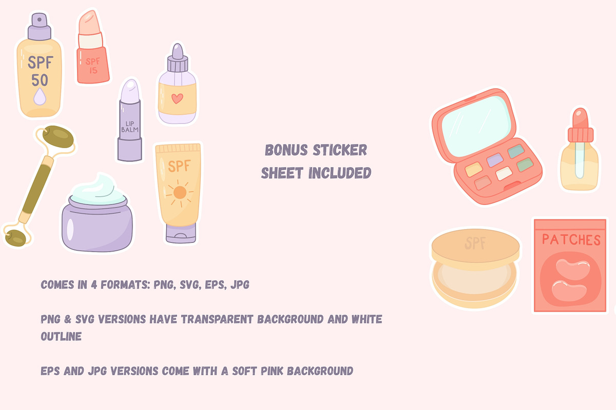 Skincare and Beauty Routine, a Healthcare Illustration by Bielousova Art (Photo 5 of 8)