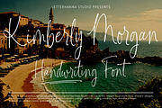 Kimberly Morgan Handwriting Font, a Handwritten Font by Letterhanna Studio (Thumbnail 1 of 10)