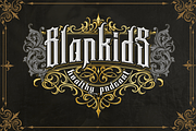 Gomsky Modern Blackletter, a Blackletter Font by dansdesign (Thumbnail 5 of 7)