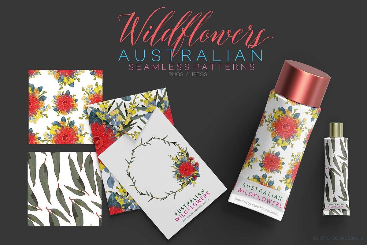 Wildflowers Australian Design Set, an Illustration by Sketchbook Designs (Photo 8 of 11)