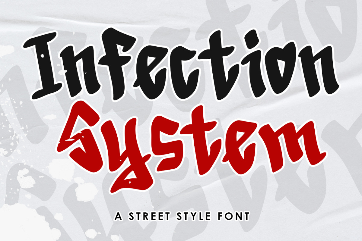 Infection System, a Blackletter Font by Rotterlab Studio (Photo 1 of 10)