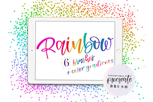 Rainbow Procreate Brushes Bundle