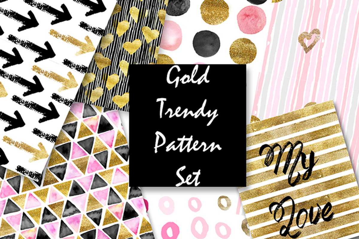 Big Gold Bundle!-70% OFF!!, a Texture Graphic by holaholga (Photo 6 of 15)